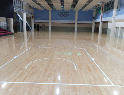 laminate Volleyball rubber tree assembling wooden flooring