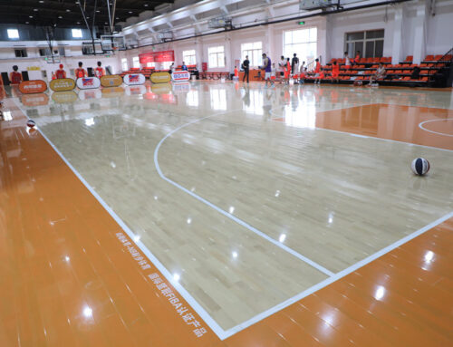 Best Laminate Basketball Pine Assembled Wooden Flooring for Your Home Court.