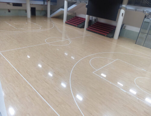 Analysis of the structure and performance of sports wooden floor