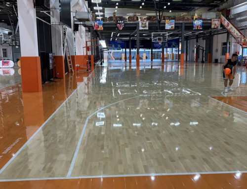 DIY LVL Basketball sleeper assembly wooden flooring: Simple steps.